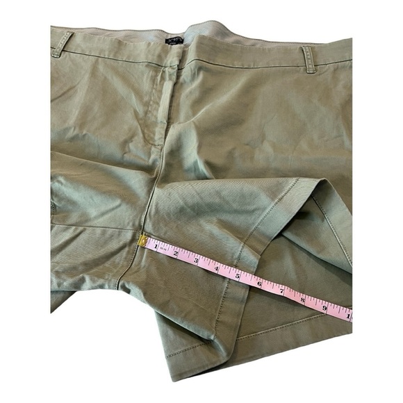 J. Crew Olive Sand 5" new stretch classic chino short in Plus Size 24 H5807 NEW - Picture 9 of 16